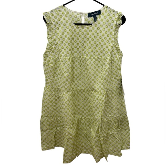 ModCloth Day Trippin Eyelet Trapeze Dress Size Large - Picture 2 of 6